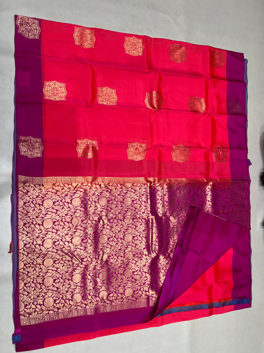 Raksha pure mix softsilk saree