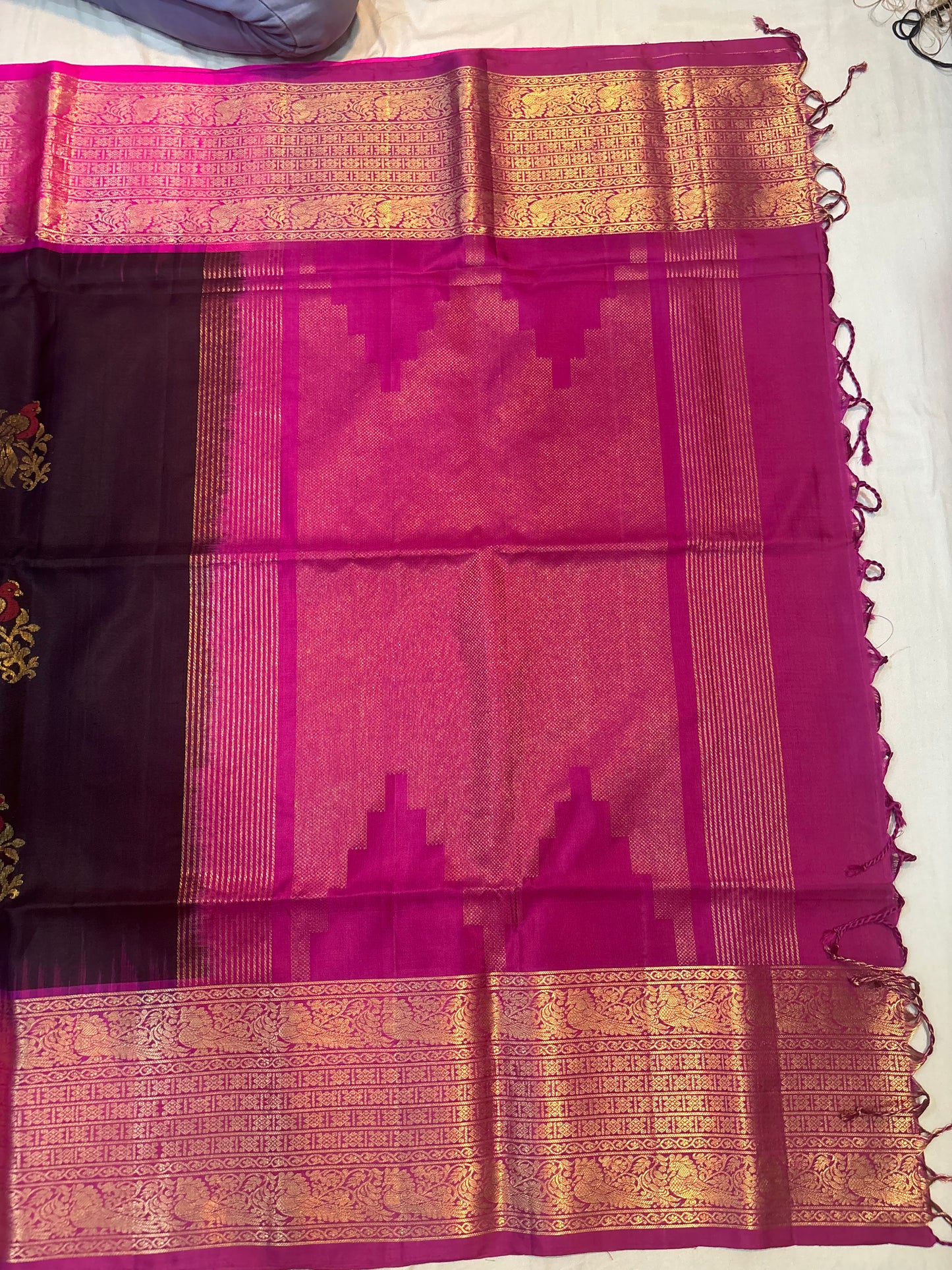 Varnakili handloom softsilk saree - Pure silk saree - 6 colors