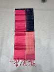 Leelavathi blue handloom softsilk saree - GA104