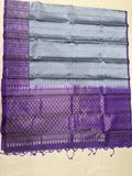 Tanvi grey vaira oosi handloom softsilk saree - Pure silk saree-set15