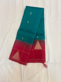 Pranavi green handloom softsilk saree - Pure silk saree