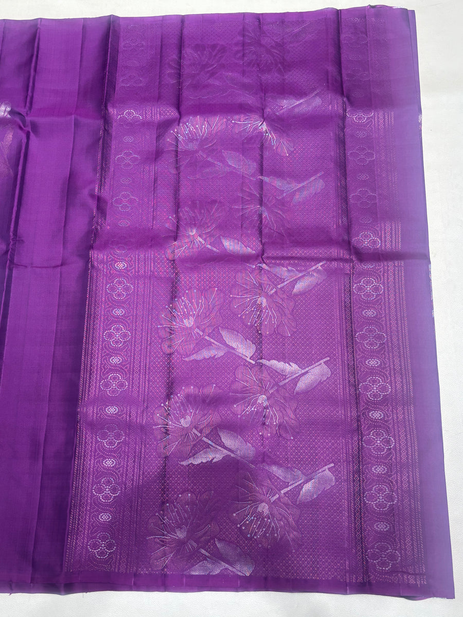 Thanmika handloom softsilk saree self color - Pure silk saree