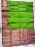 Anjana green handloom softsilk saree vaira oosi - Pure silk saree