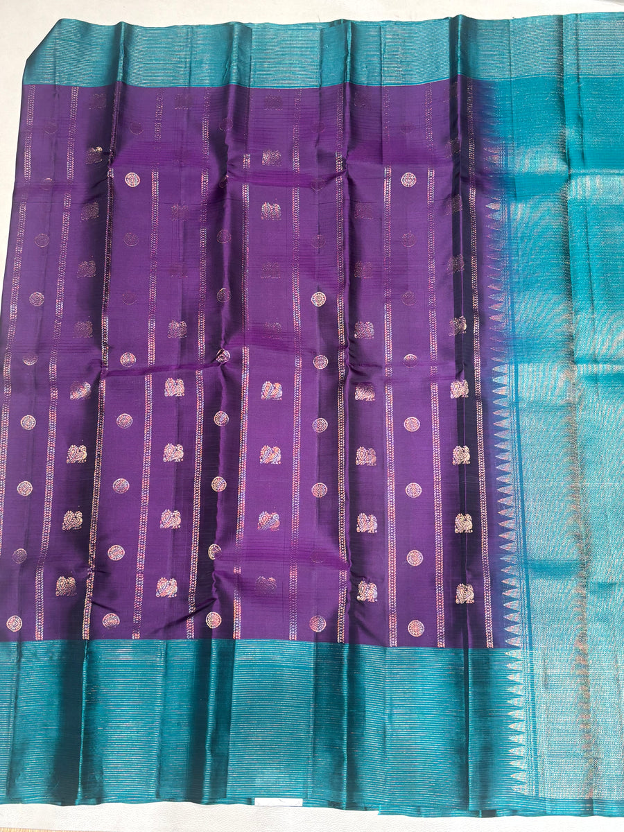 Vamika pure mix handloom softsilk saree