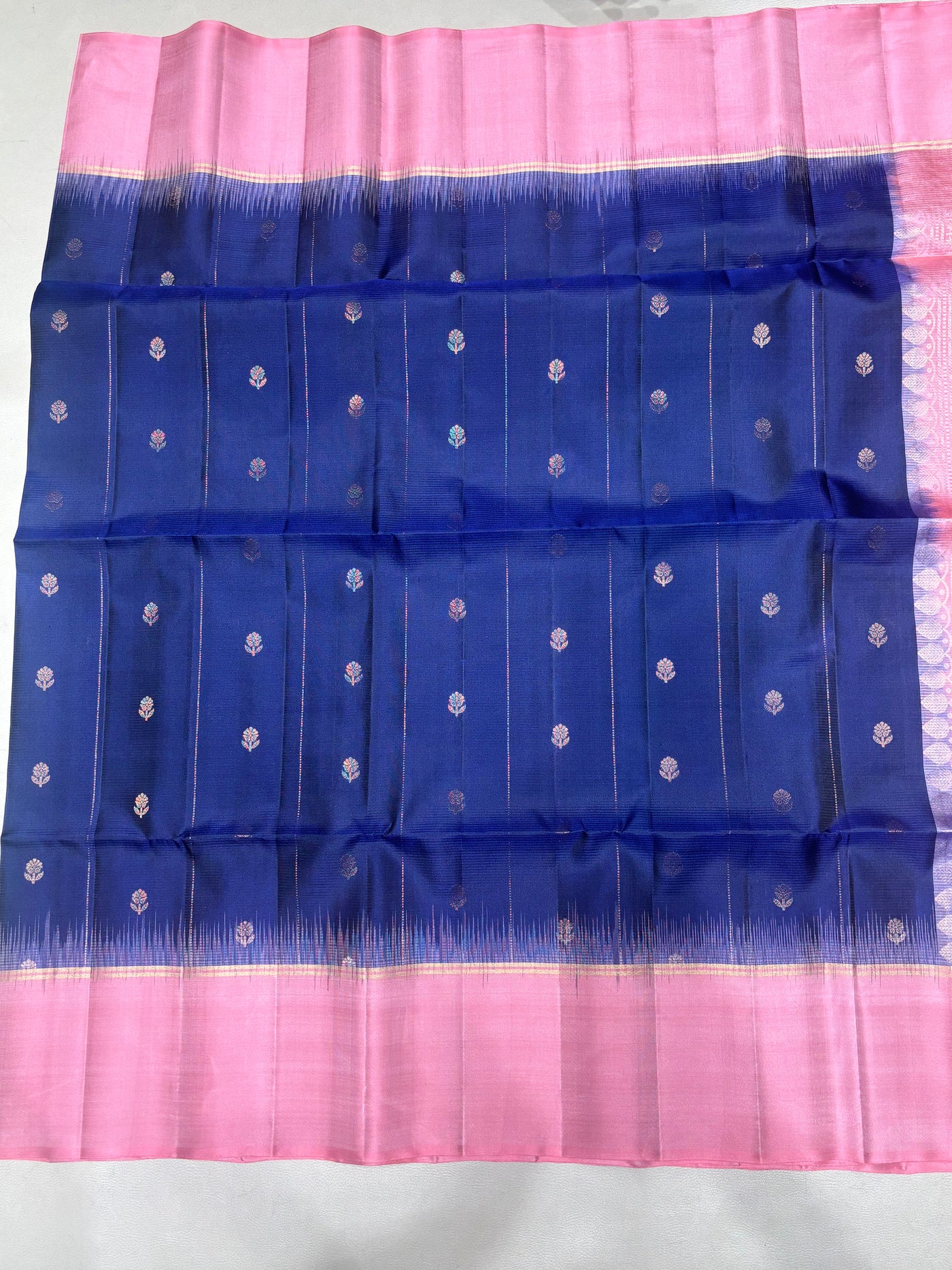 Sharvani handloom softsilk saree - Pure silk saree- contrast color