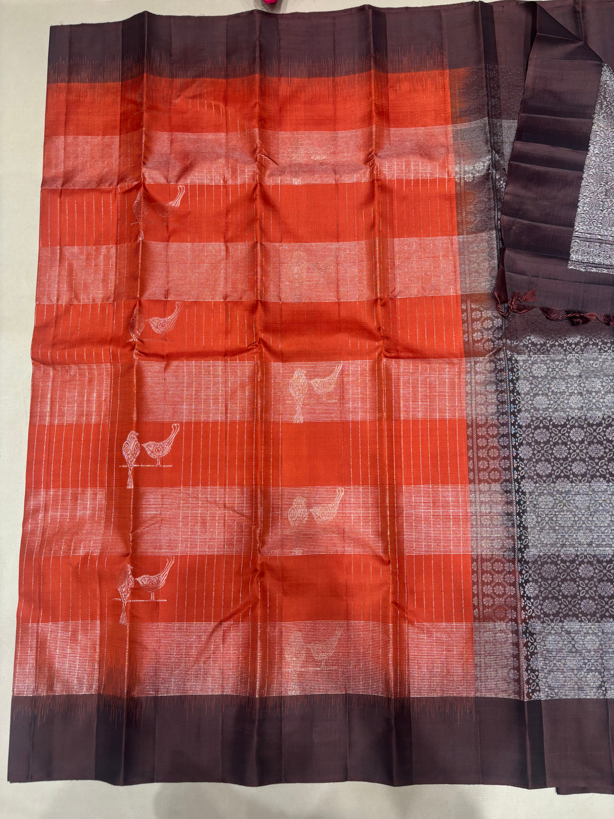 Samprathi handloom softsilk saree - Pure silk saree- BA101