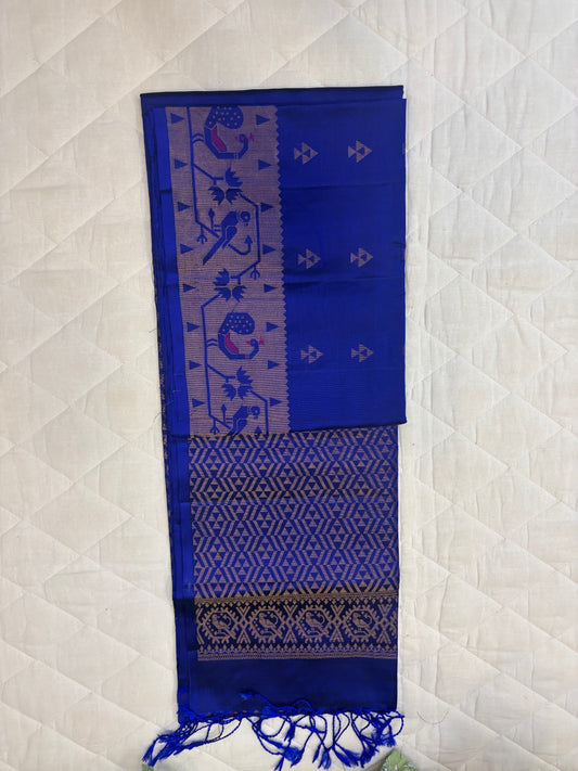 Paithani softsilk saree - self color - Pure silk saree