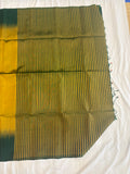Rukmani yellow handloom softsilk saree - Pure silk saree