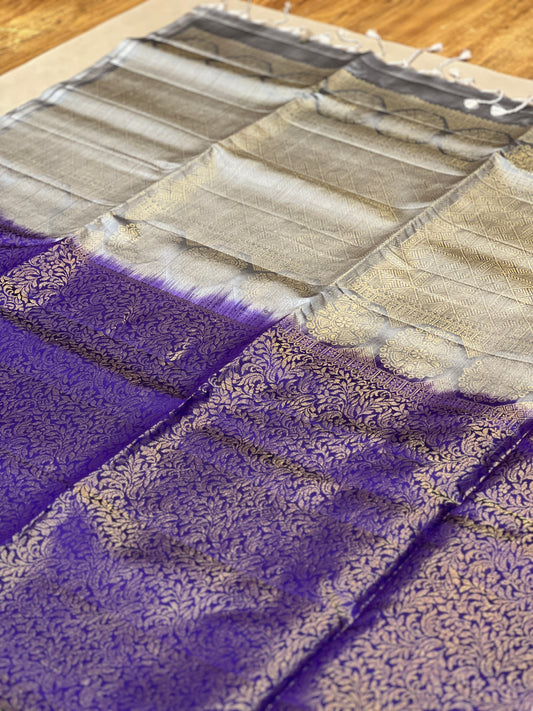 Kumudini all self handloom softsilk saree - Pure silk saree