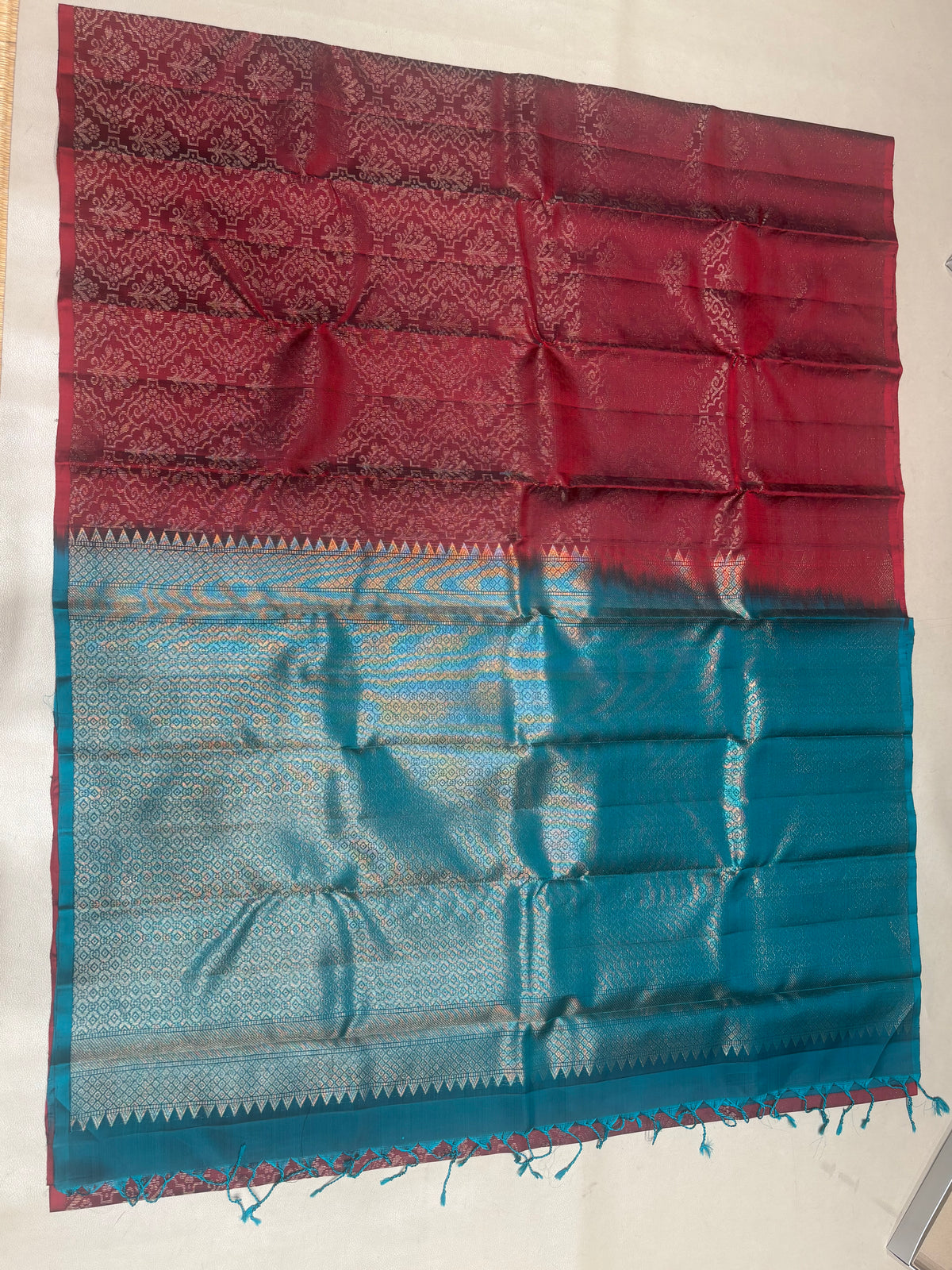 Aarini pure mix all self handloom Softsilk saree