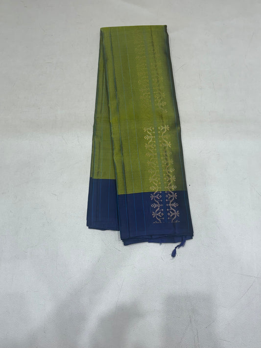 Iranya green pure mix softsilk saree