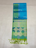 Ponkodi light blue handloom softsilk saree - Pure silk saree - GA104