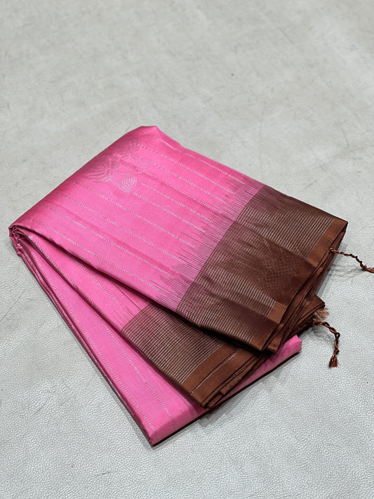 Sharvani handloom softsilk saree - Pure silk saree-AV103