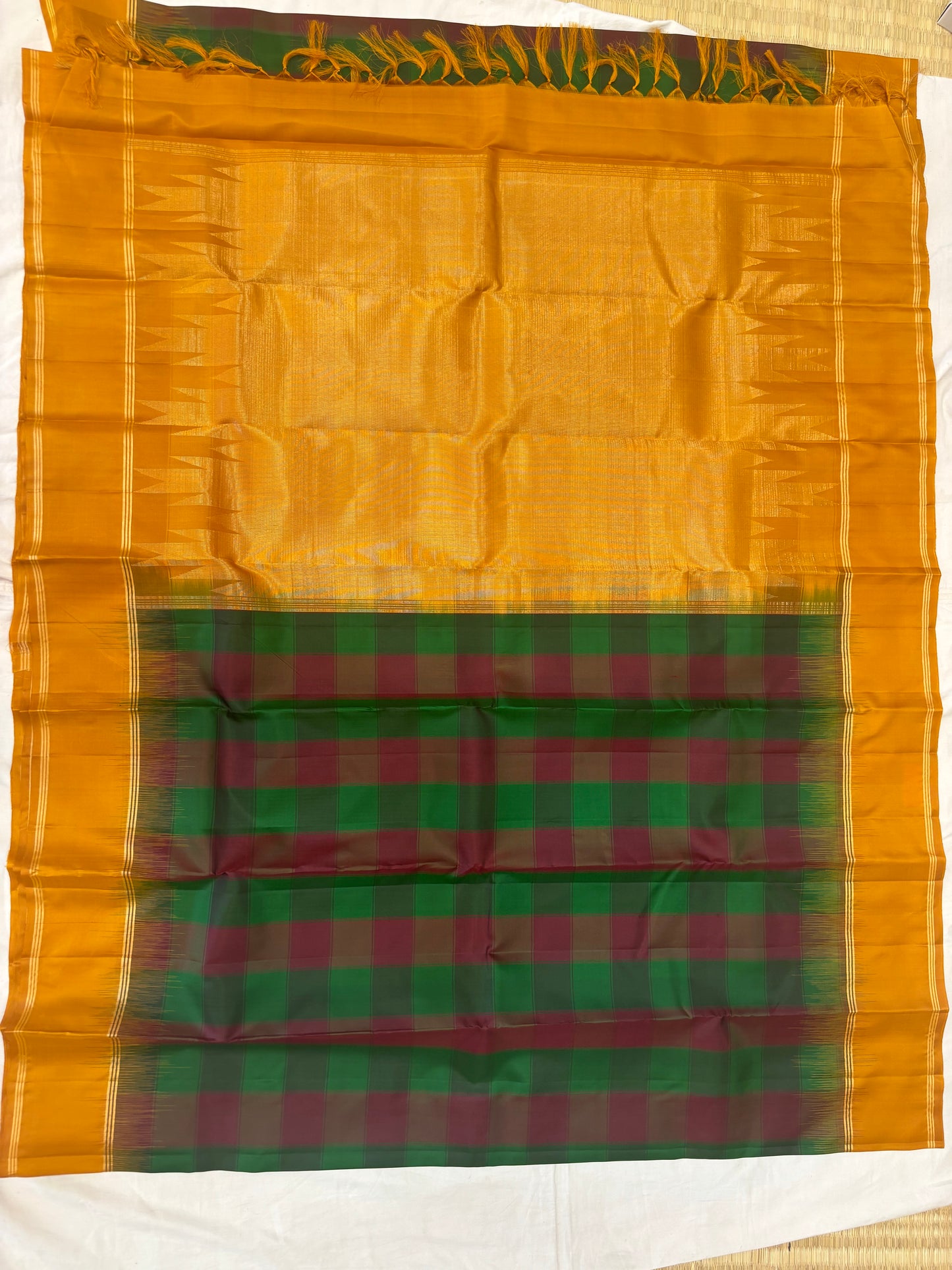 Alaya handloom softsilk saree - Pure silk saree-AK1114