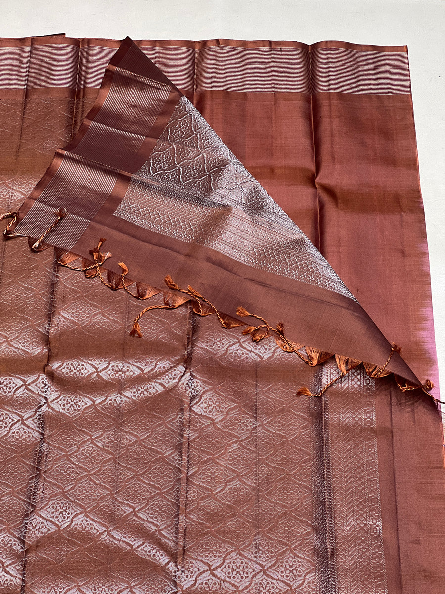 Sharvani handloom softsilk saree - Pure silk saree-AV103