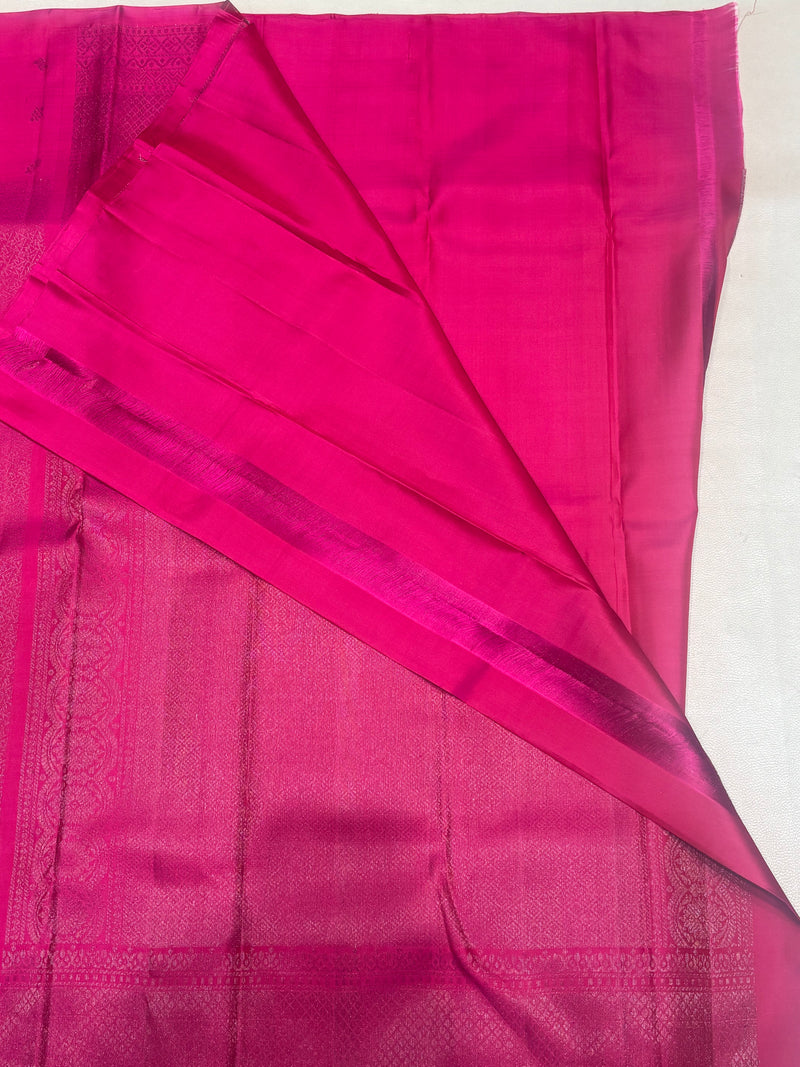 Tanirika self color handloom softsilk saree - Pure silk saree