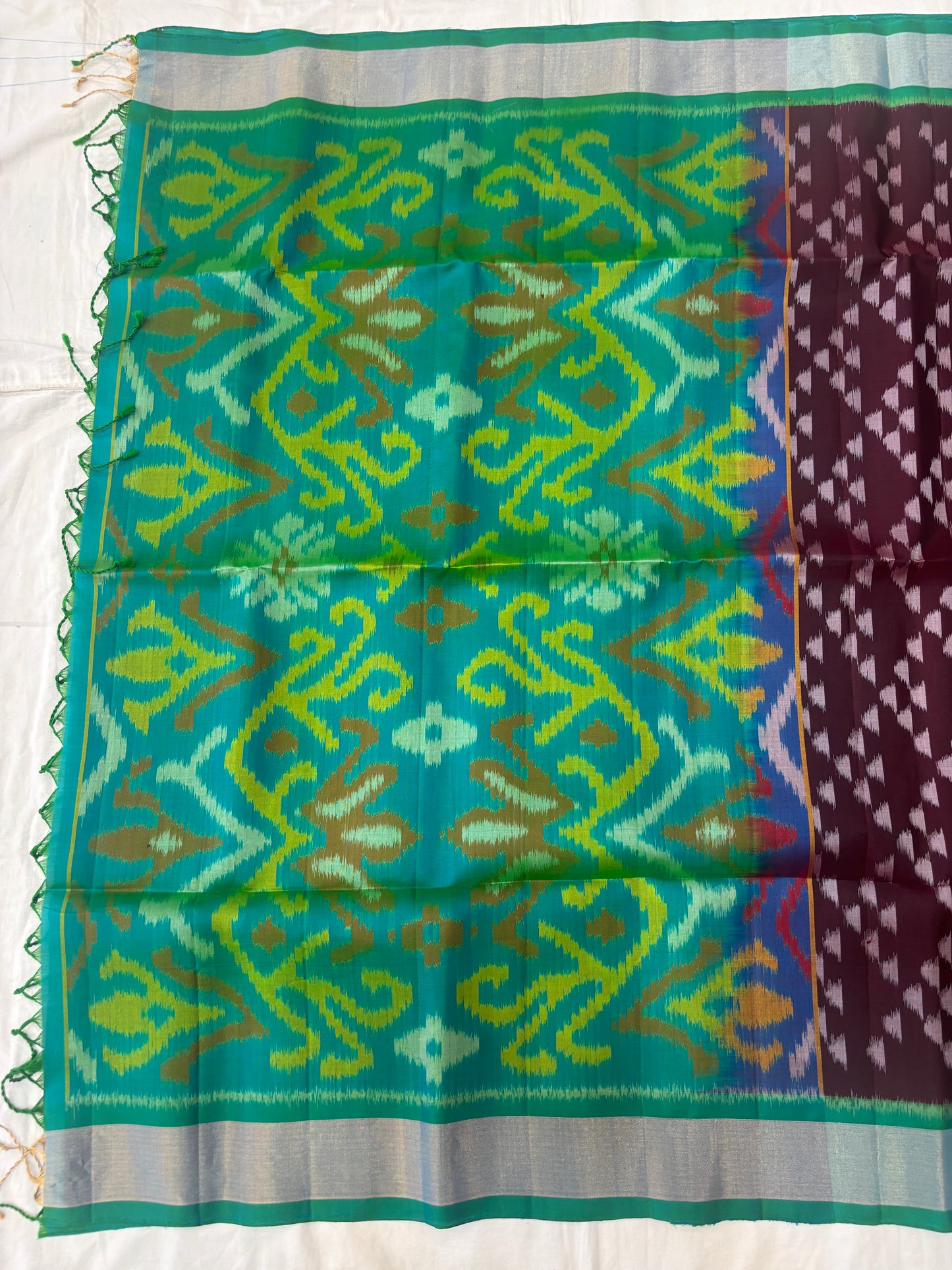 Taniya handloom Pochampally softsilk saree - Pure silk saree
