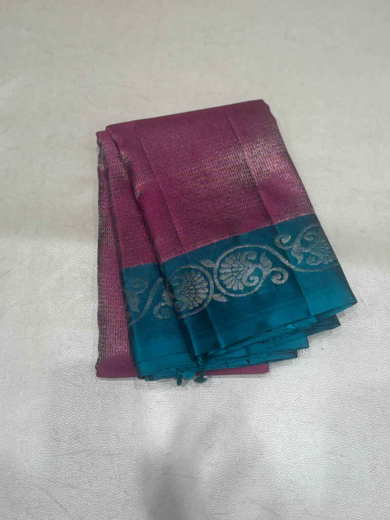 Ambika handloom pure mix soft silk saree