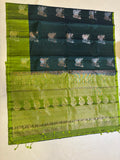 Ramani green handloom softsilk saree- Pure silk saree-set6