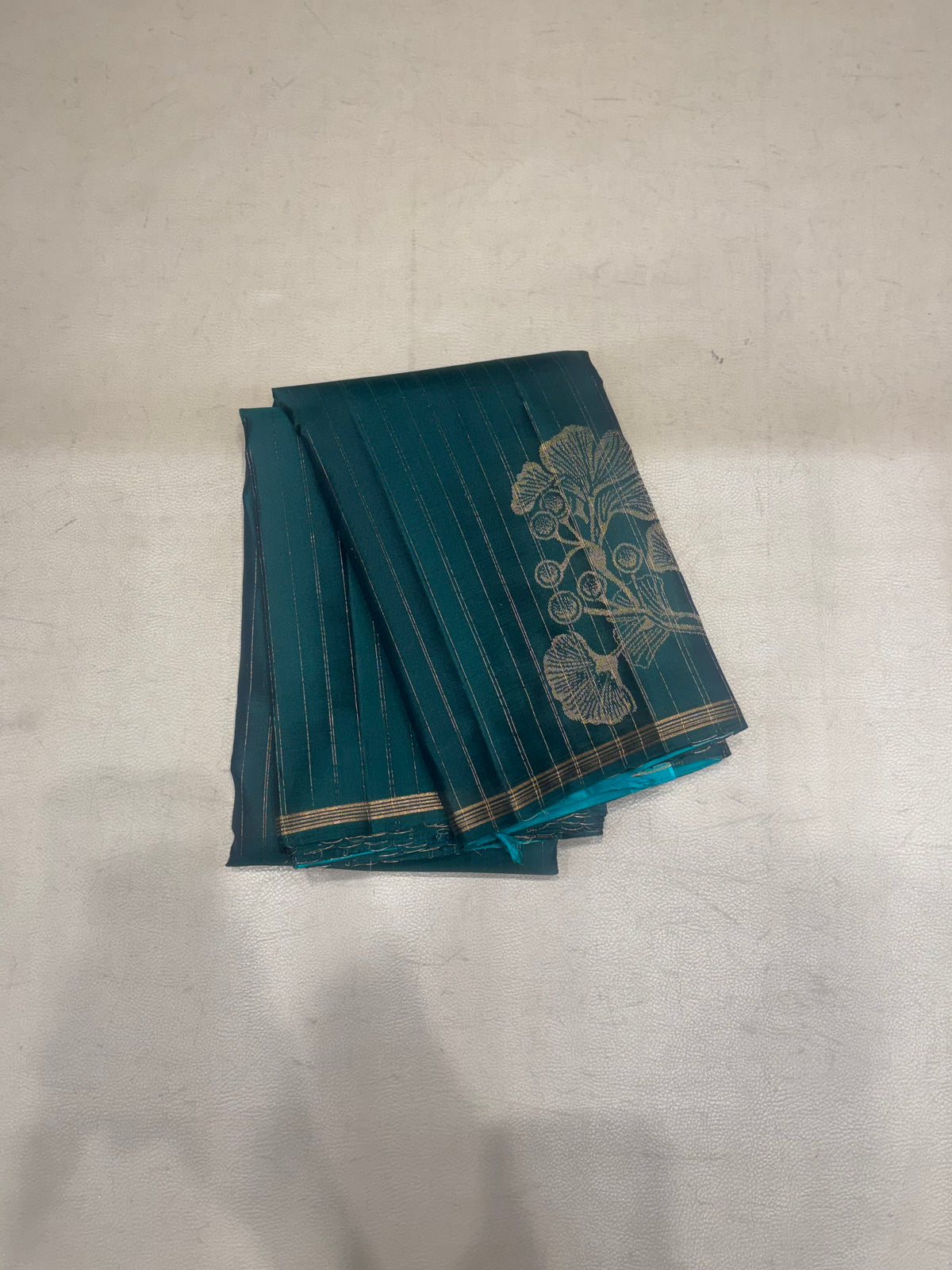 Tahini bottle green handloom softsilk saree - pure silk saree