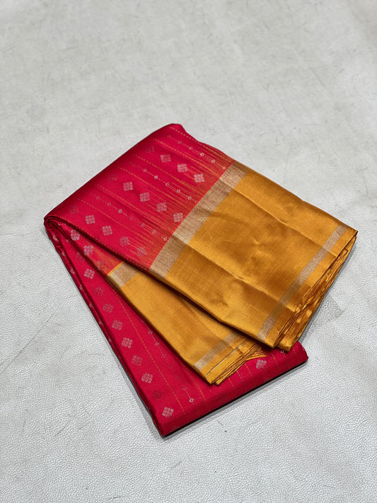 Savithri handloom softsilk saree - Pure silk saree- AV104