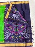 Medha handloom softsilk saree - Pochampally design