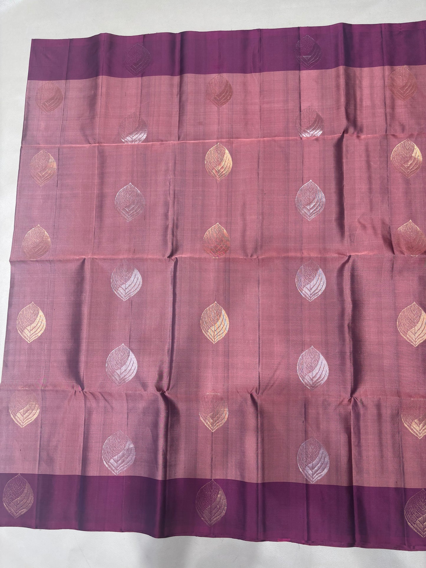 Saranam rosewood pink handloom softsilk saree - Pure silk saree-set14