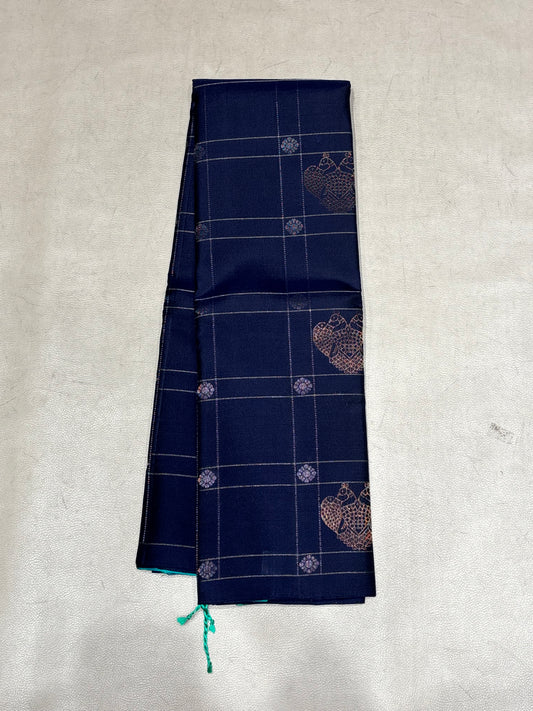 Aimbavi handloom softsilk saree - Pure silk saree-AK1118