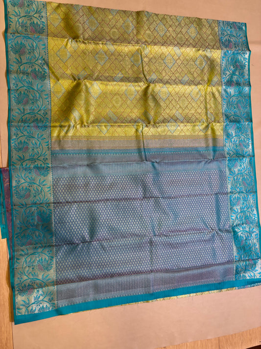 Ameya handloom Bridal silk saree - Pure silk saree