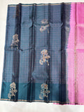 Charvitha bottle green handloom softsilk saree - Pure silk saree