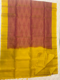 Kanishka onion pink handloom softsilk saree - all self design - Pure silk saree