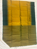 Rukmani yellow handloom softsilk saree - Pure silk saree
