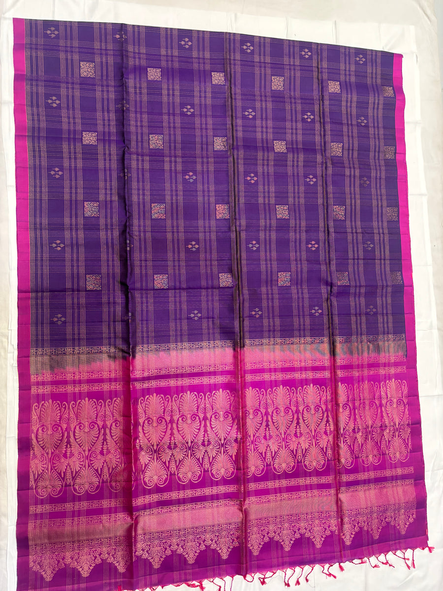 Vrutti handloom softsilk saree - Pure silk saree