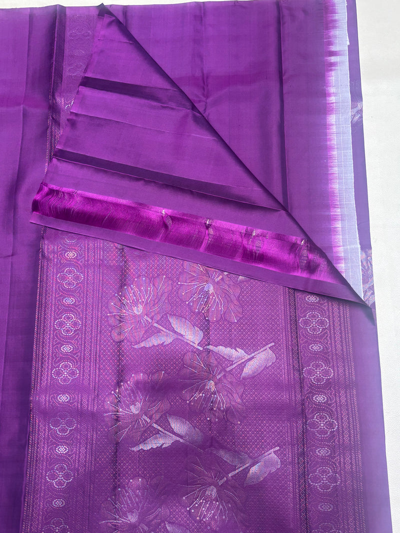 Thanmika handloom softsilk saree self color - Pure silk saree
