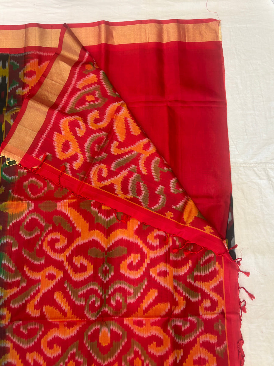 Rishvi handloom softsilk saree - Pochampally design