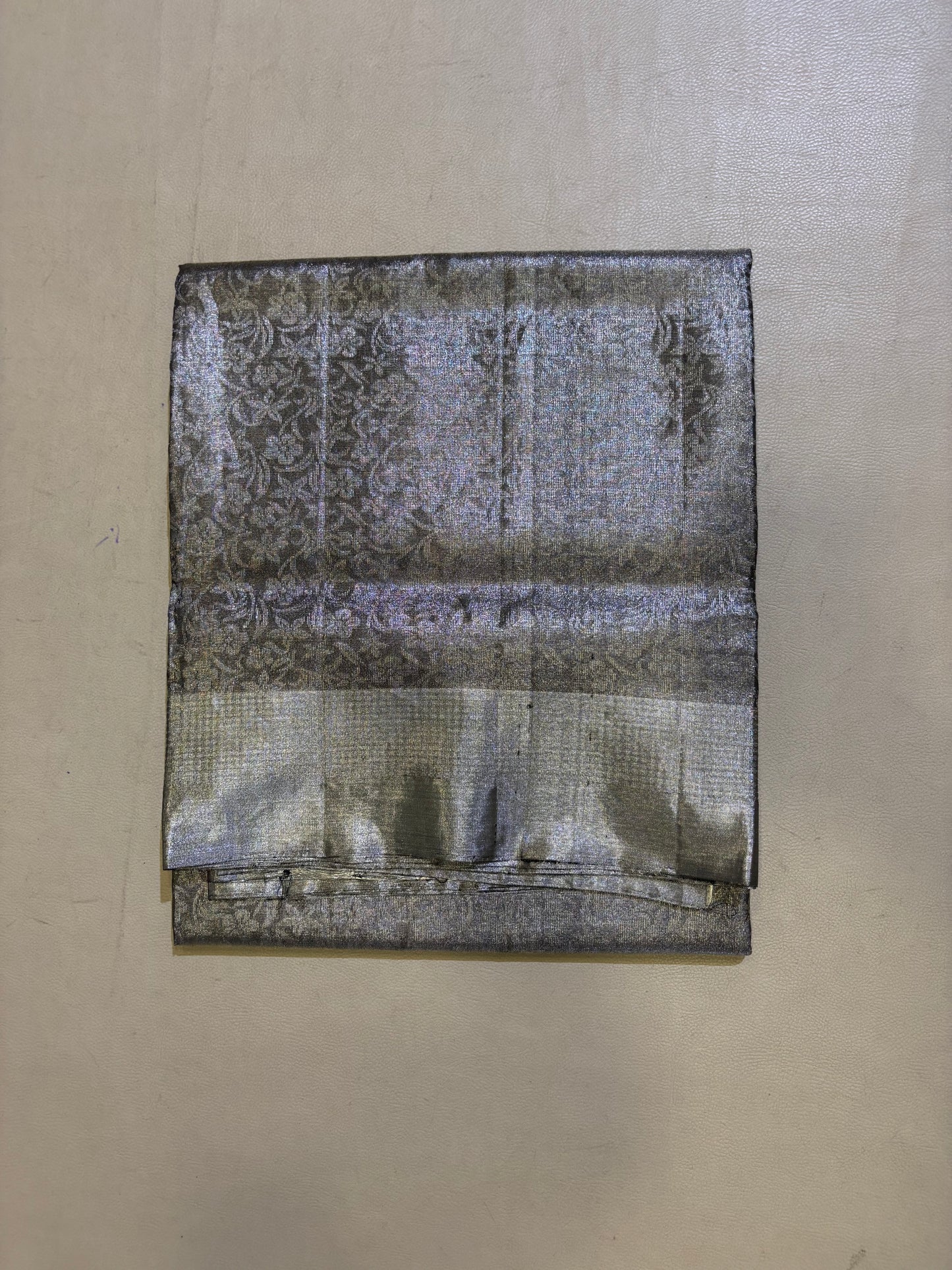 Yashvi grey tissue soft silk saree