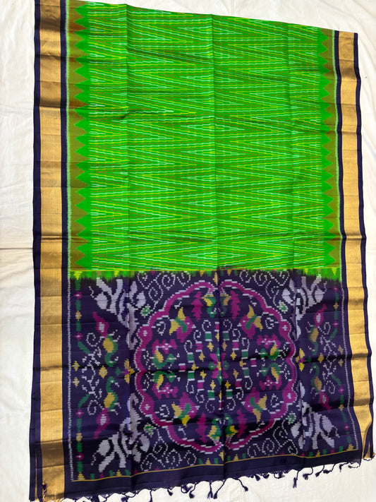 Medha handloom softsilk saree - Pochampally design