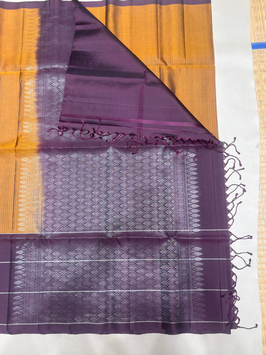 Rishika vaira oosi handloom softsilk saree - Pure silk saree- GA101