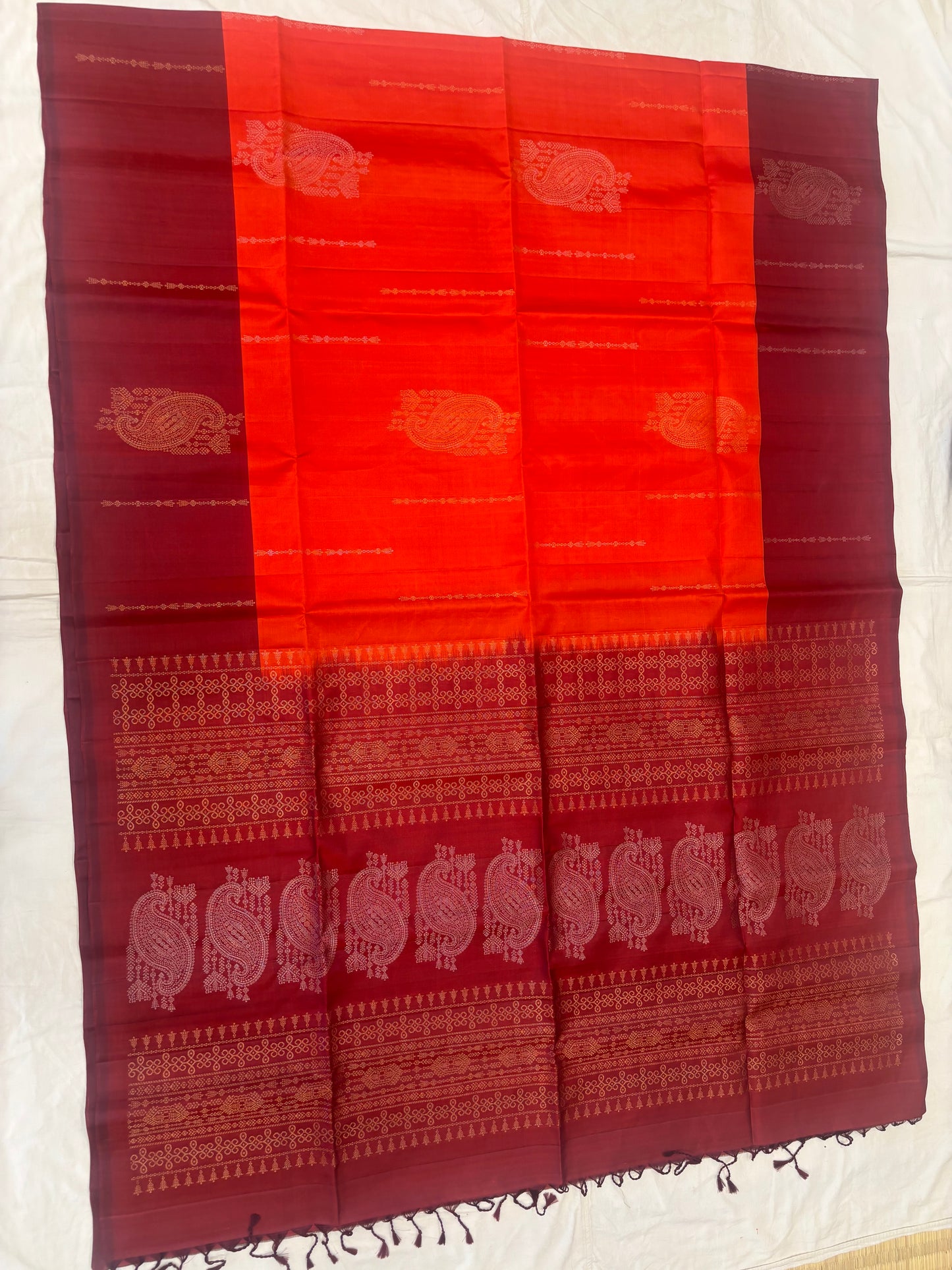 Vennilai handloom softsilk saree - Pure silk saree-AK1120