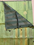 Samaria green handloom softsilk saree - Pure silk saree