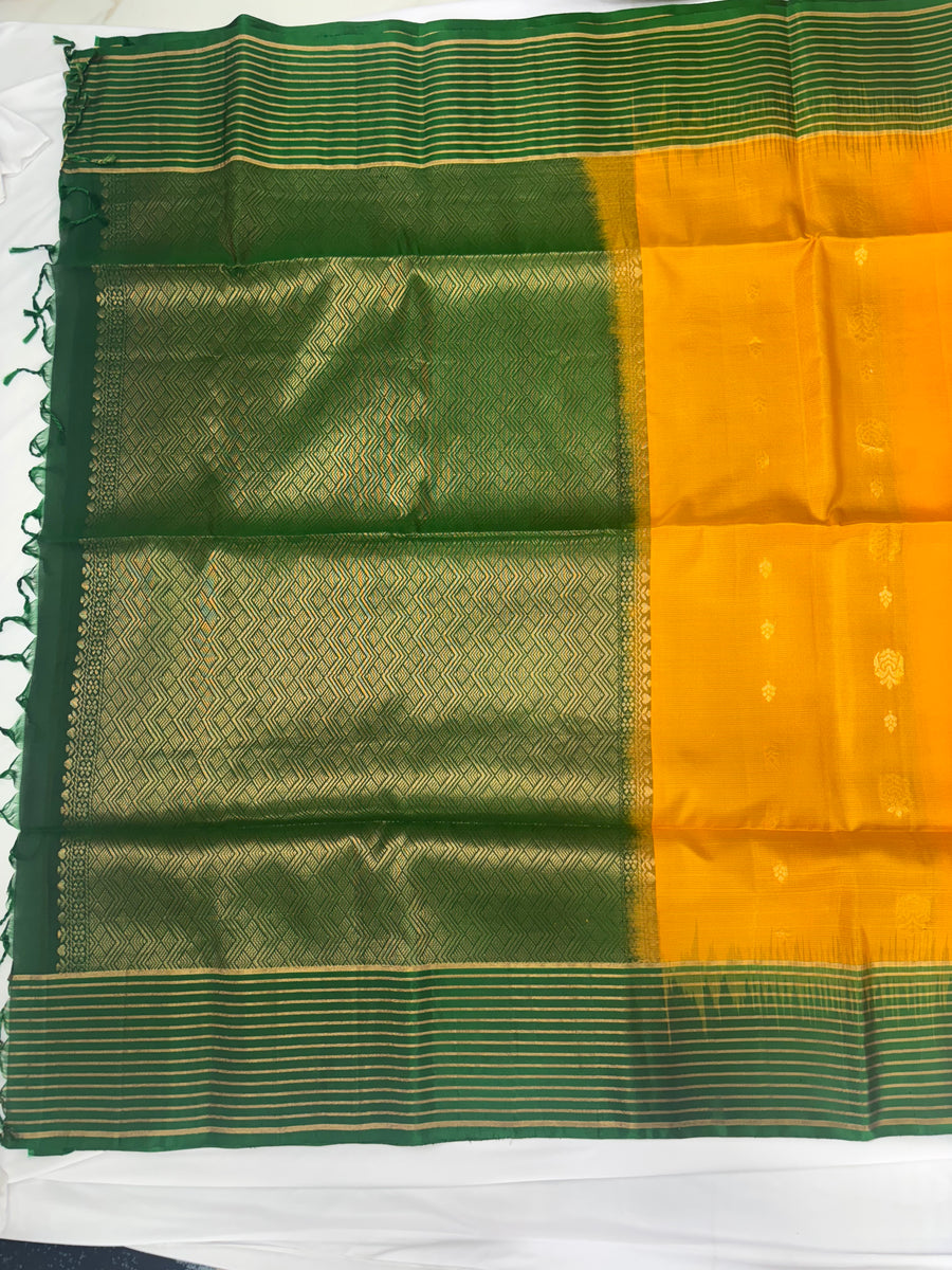 Elumichi handloom softsilk saree - Pure silk saree