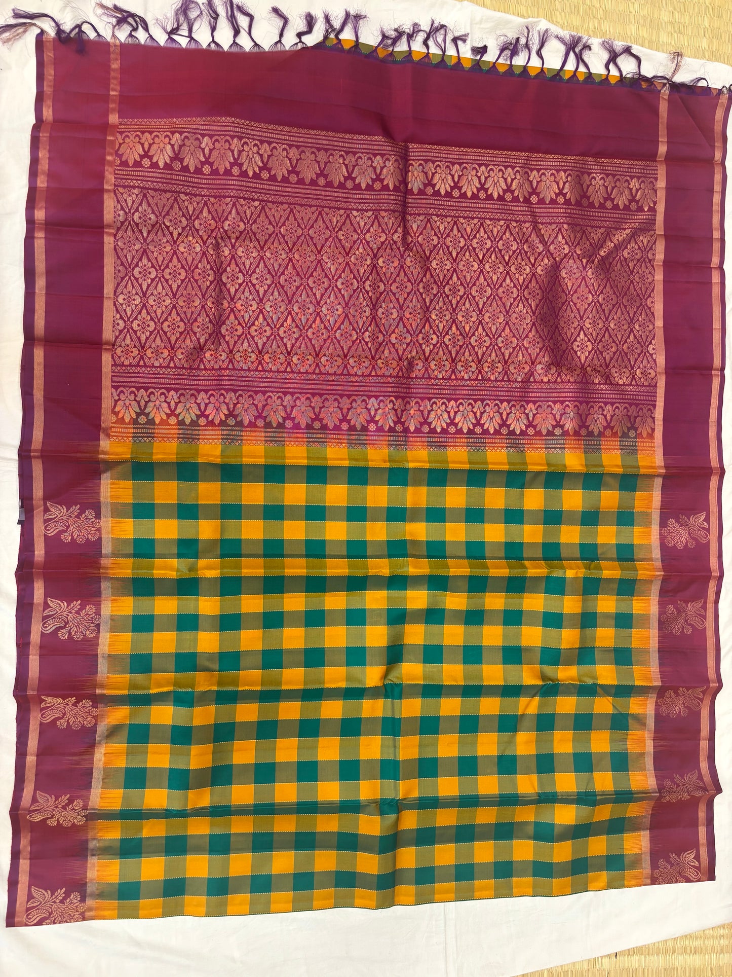Aradhana handloom softsilk saree - Pure silk saree-AK1114