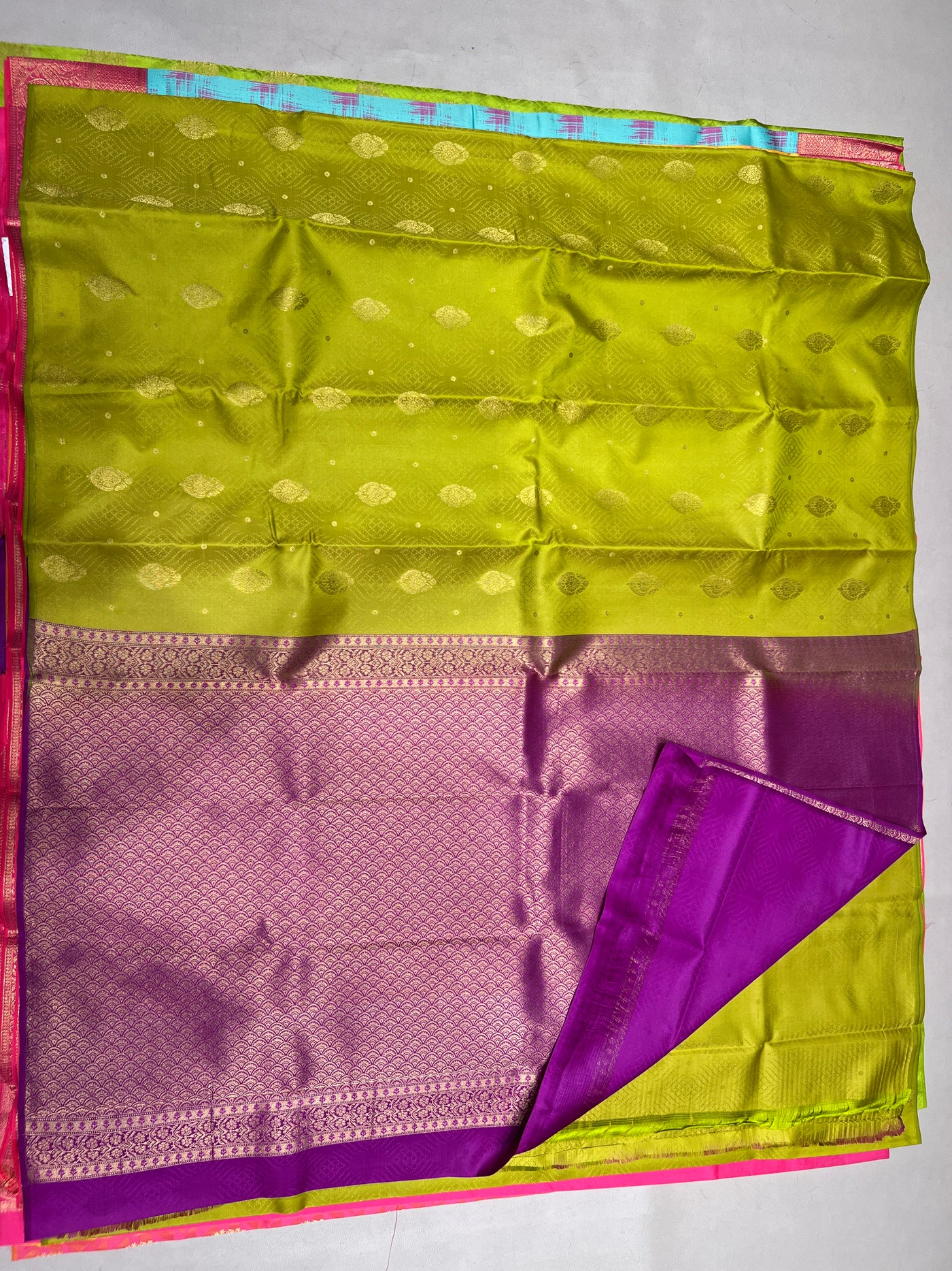 Kavino pure mix softsilk saree