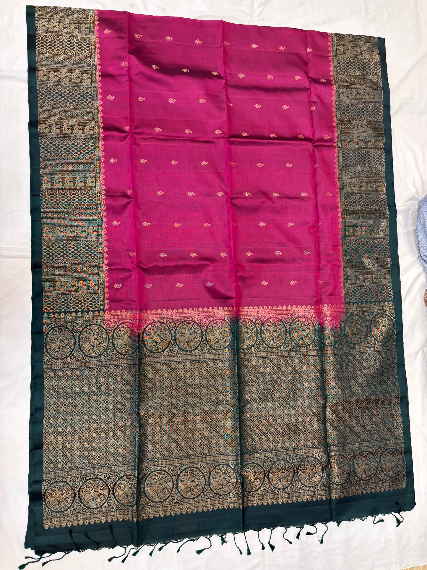 Reva handloom softsilk saree - Pure silk saree-set12