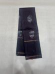 Kaarkuzhal black handloom softsilk saree - Pure silk saree