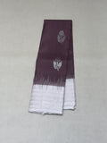 Niraavi coffee brown handloom softsilk saree - Pure silk saree
