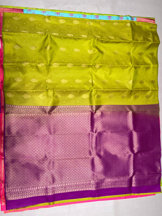 Kavino pure mix softsilk saree