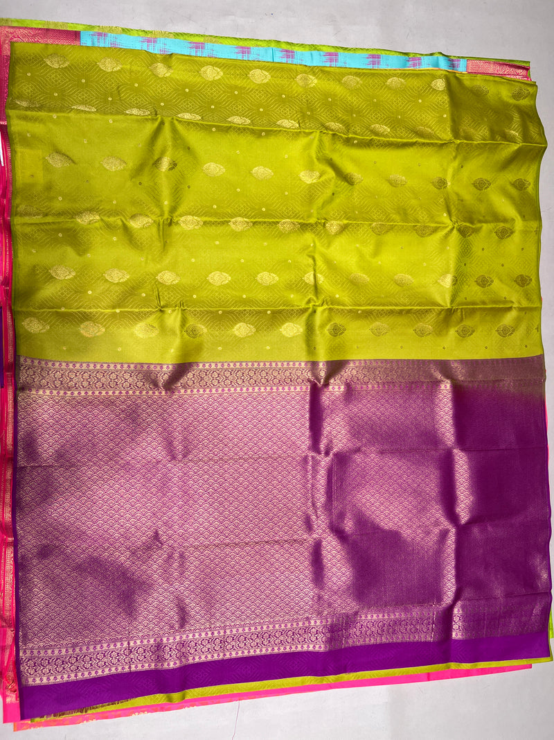 Kavino pure mix softsilk saree