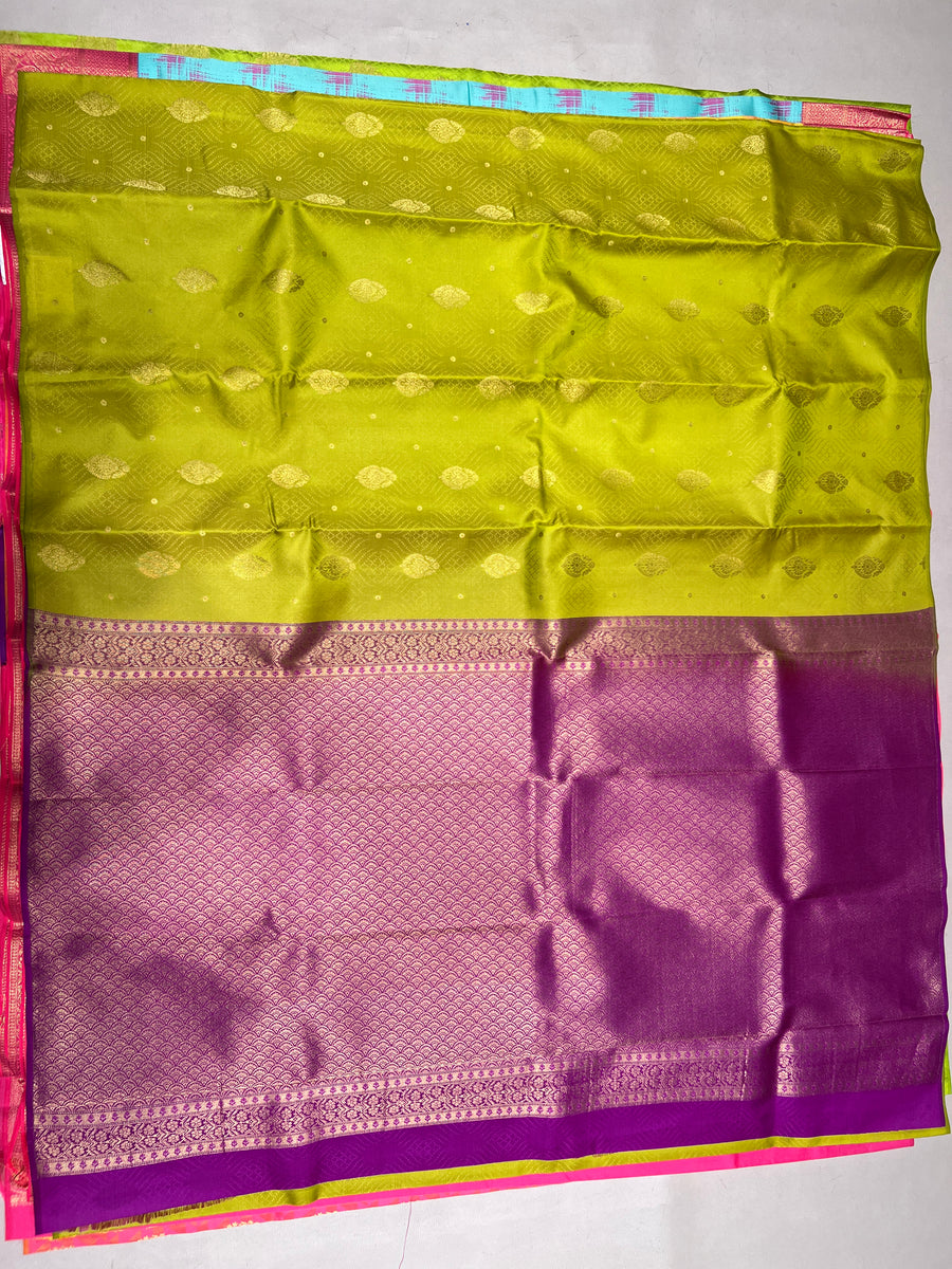 Kavino pure mix softsilk saree