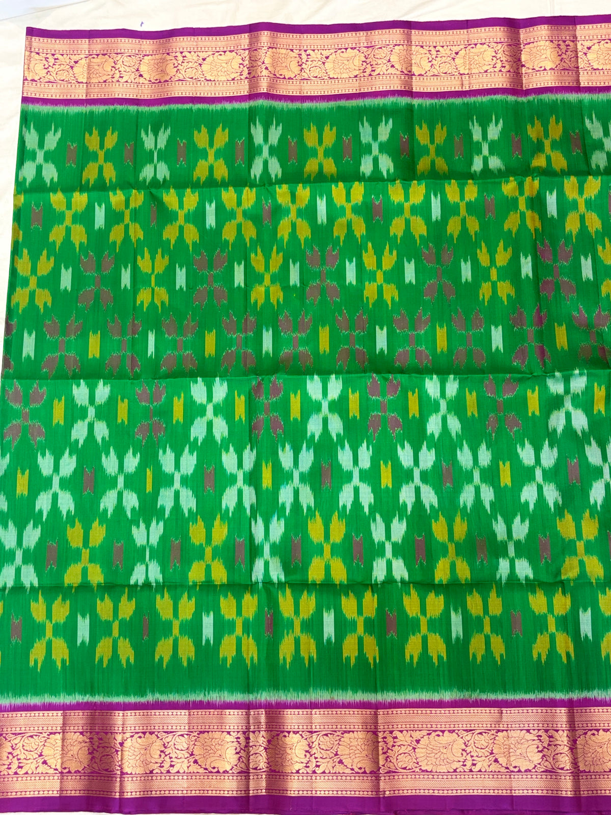 Anvya handloom softsilk saree - Pochampally design